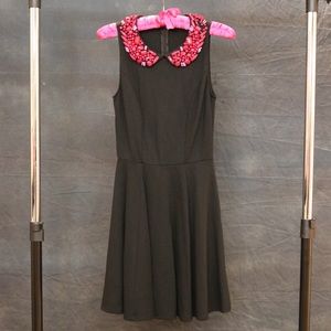 Pink Stone Collard Dress